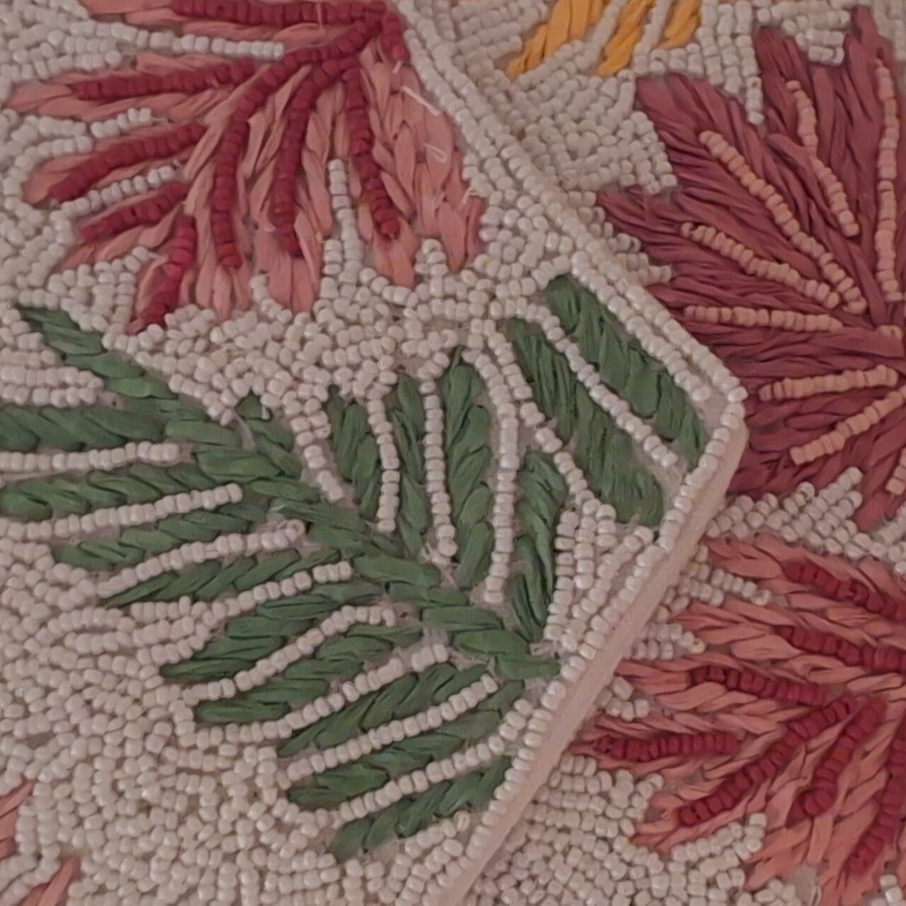Beaded hand purse